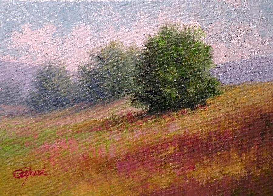 Tree Painting - Ridgeline View by Paula Ann Ford