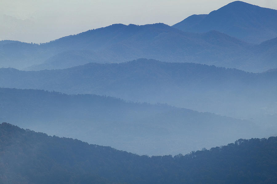 Ridgelines Great Smoky Mountains Photograph by Rich Franco