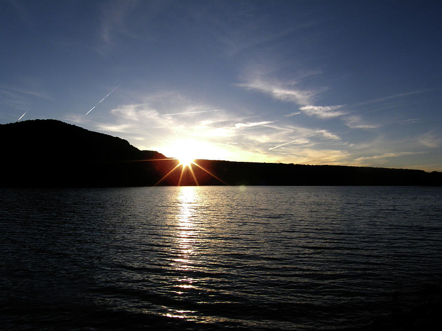 Ridgway Reservoir Sunset Photograph by Linda Weyers | Fine Art America