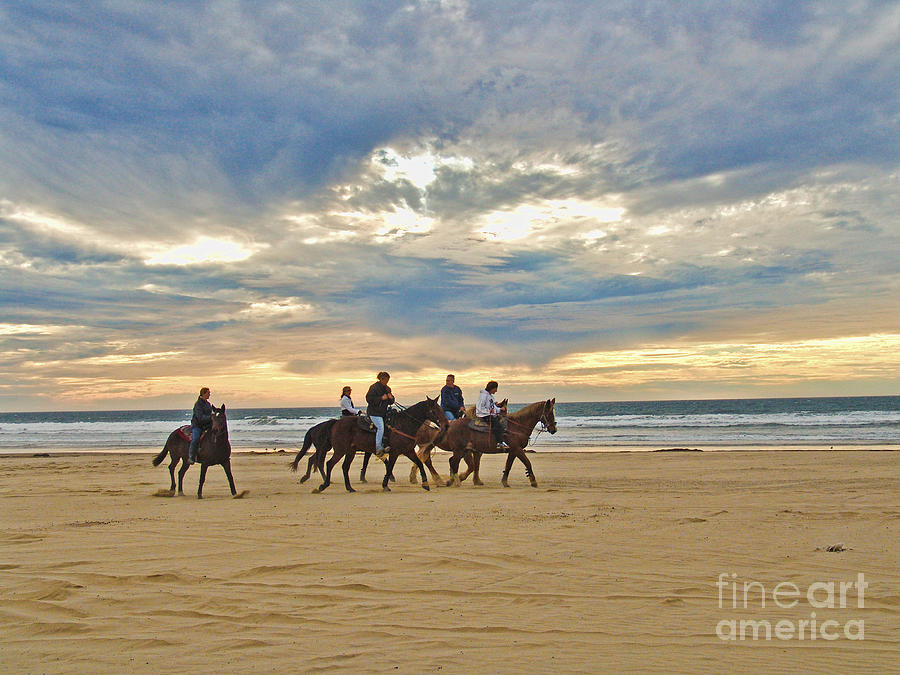 Riding at the Beach Photograph by Jim Sweida