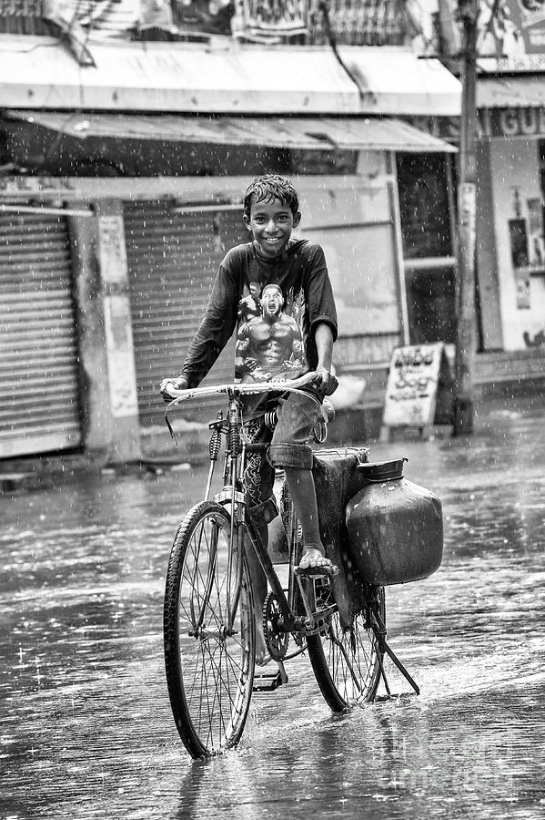 Riding in the Rain Photograph by Tim Gainey