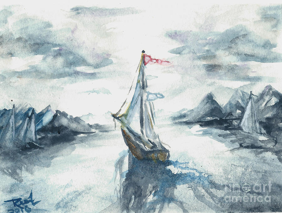 Riding on the Wind Painting by Reed Novotny Riding on the Wind Painting by Reed Novotny