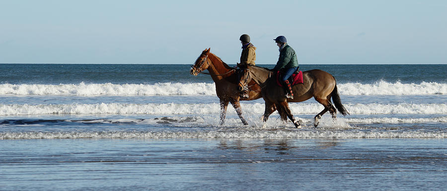 Riding On West Sands Photograph by Adrian Wale