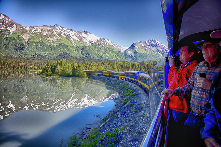 Riding the Alaska Railroad Photograph by Hugh Smith