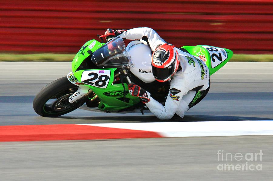 Kawasaki Riding the curve Photograph by Douglas Sacha Fine Art America