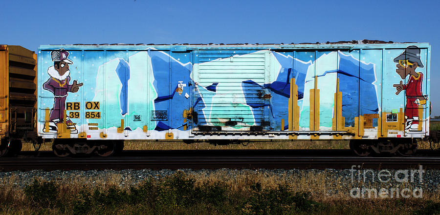 Riding The Rails Train Graffiti 1 Photograph by Bob Christopher