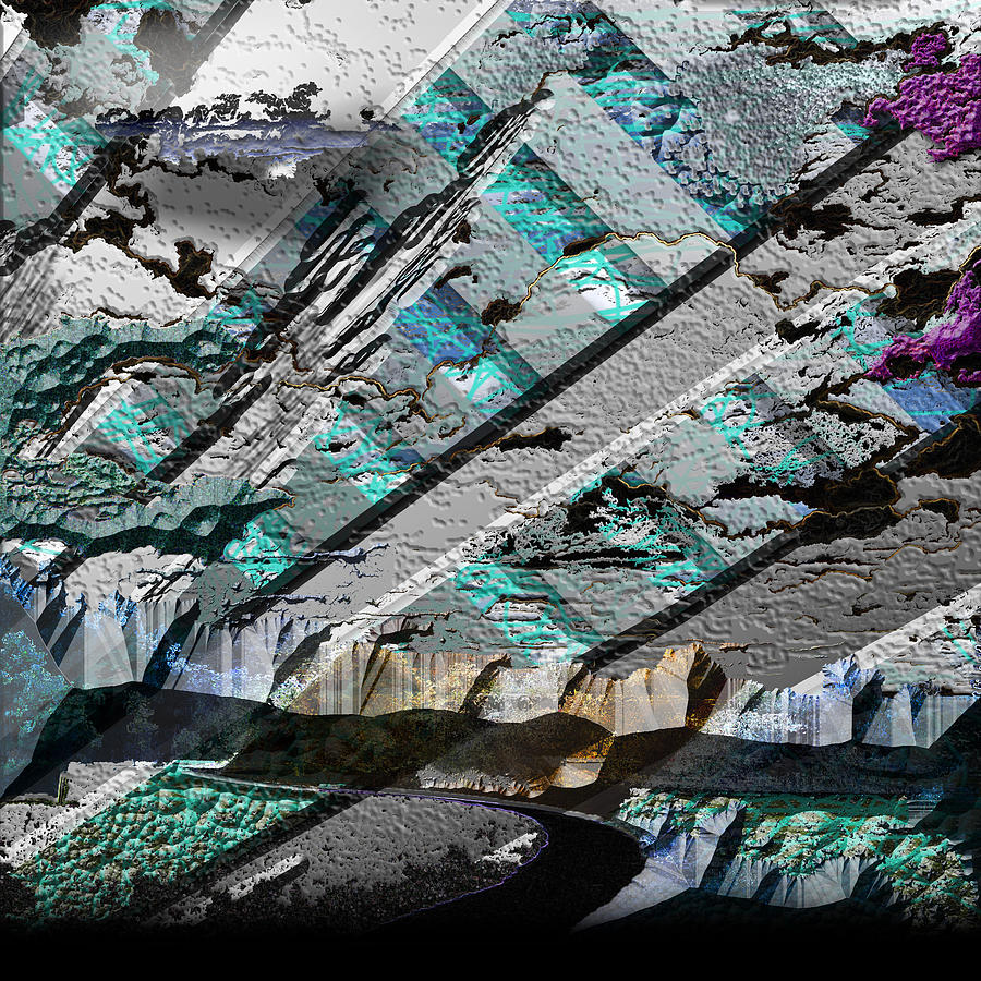Graphic Design Digital Art - Rift by Aaron Kreinbrook Graphic Design Digital Art - Rift by Aaron Kreinbrook