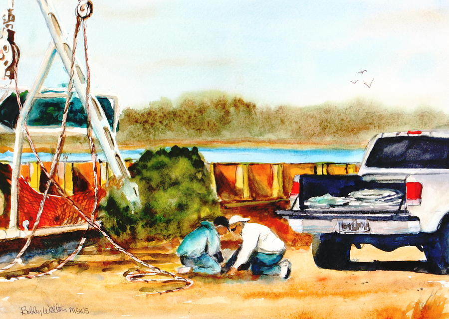 Riggers Painting by Bobby Walters