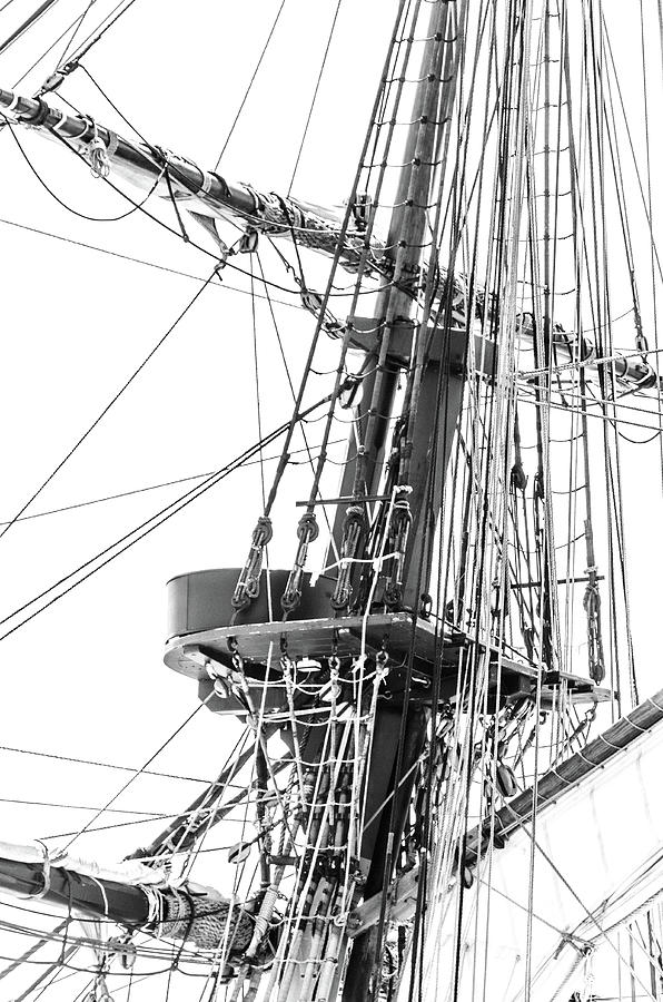 Rigging Photograph by Stewart Helberg