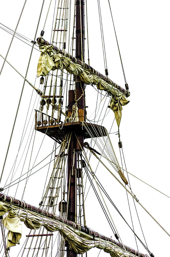 Riggings and Masts Photograph by Stewart Helberg