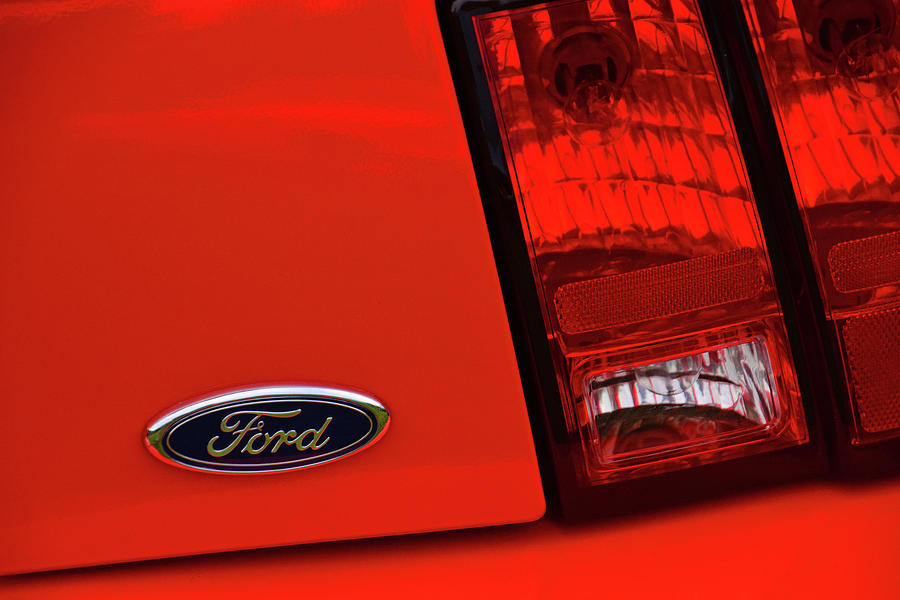 Right Ford Mach 1 Tail Light Photograph by Mike Martin