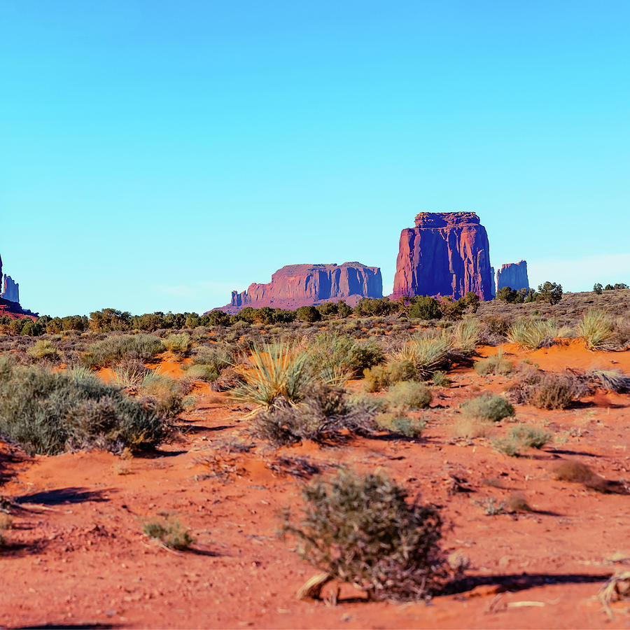 Right Panel 3 Of 3 - Monument Valley Monolith Panorama Landscape - American Southwest Photograph