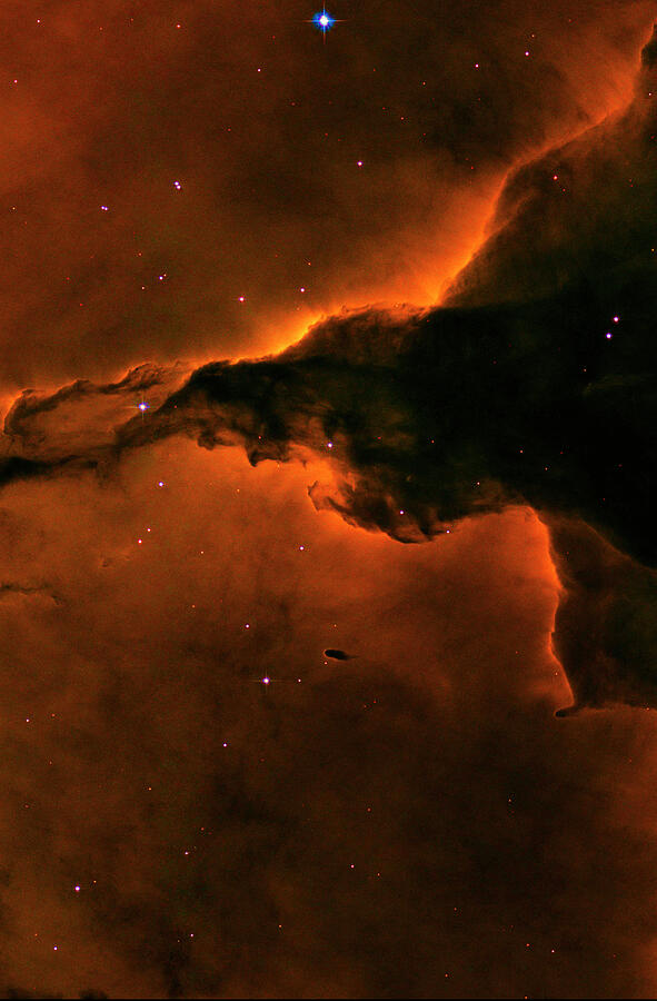 Right - Triptych - Stellar Spire in the Eagle Nebula Photograph by Paul W Faust - Impressions of Light