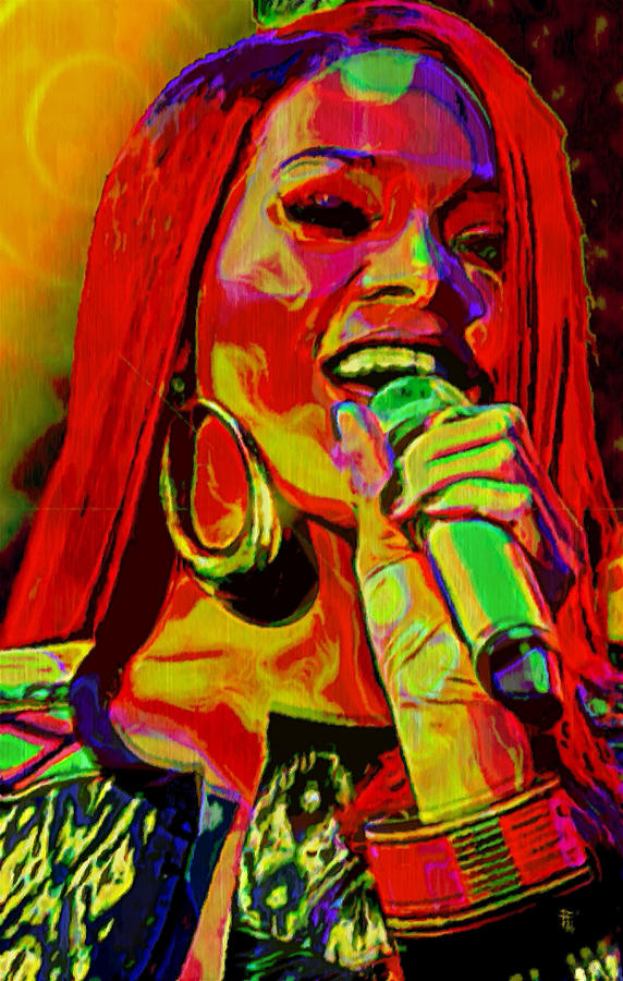 Rihanna 2 Painting by  Fli Art