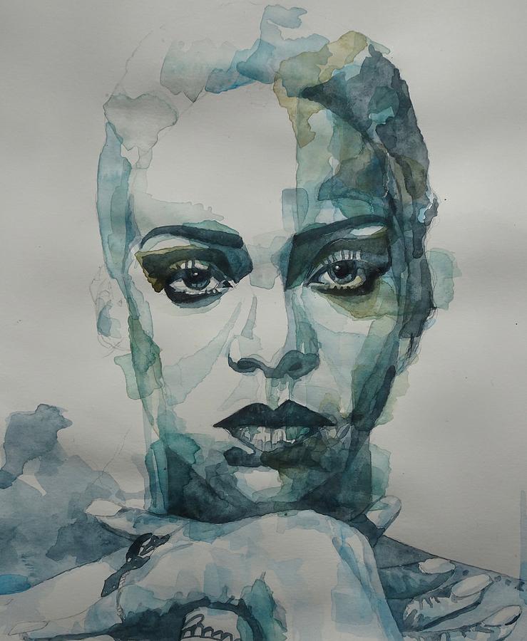 Celebrity Painting - Rihanna - Art by Paul Lovering
