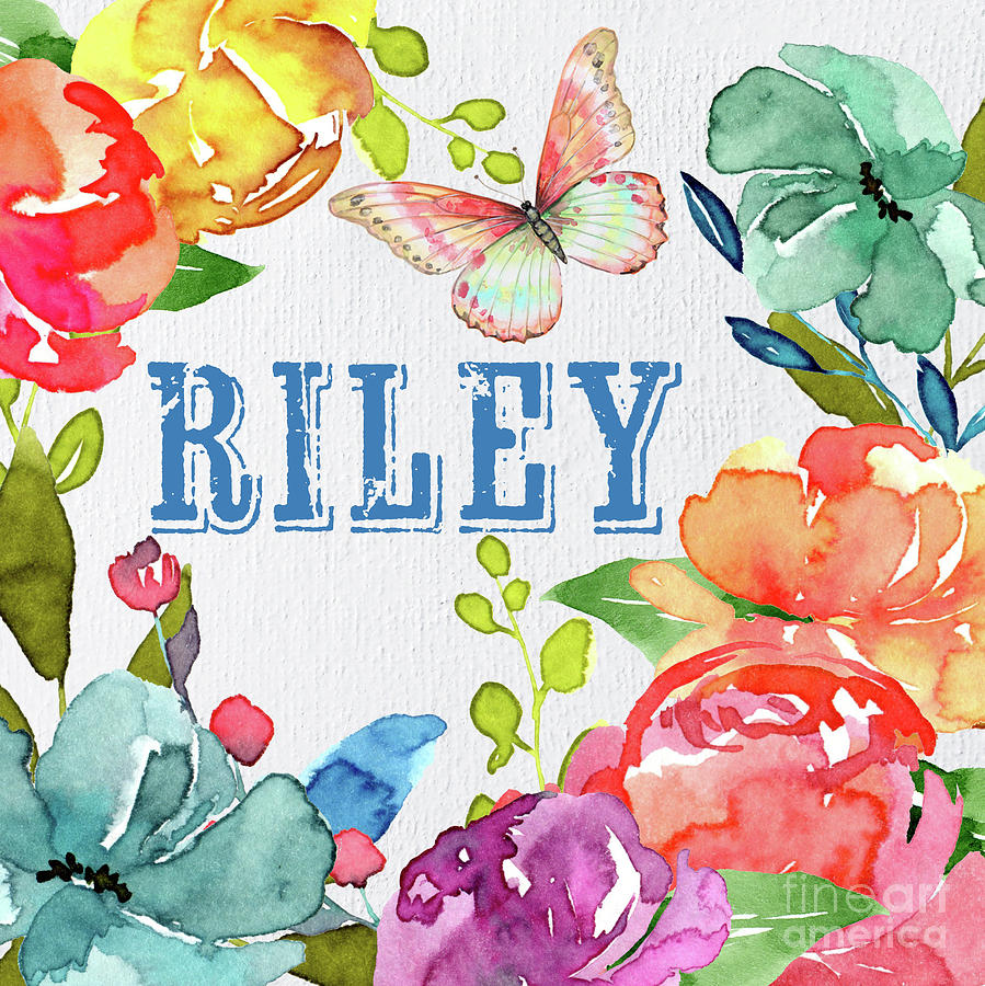 Riley Personalized Art Painting by Jean Plout