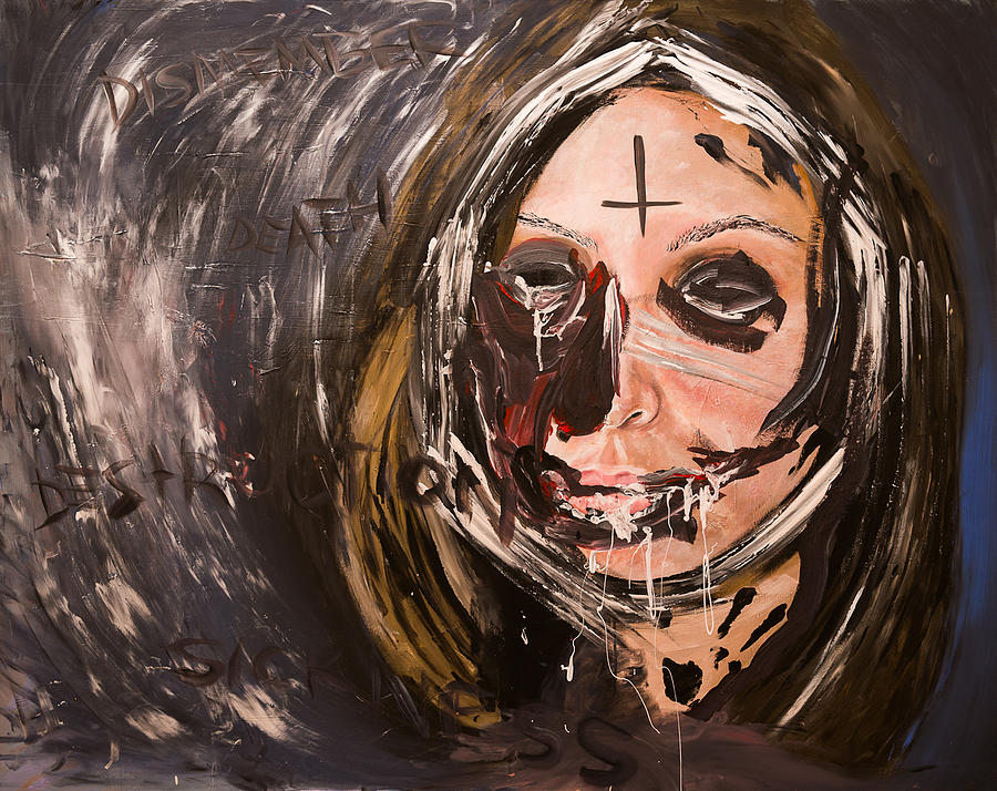Riley Reid Destroyed Painting by Sam Brooks.