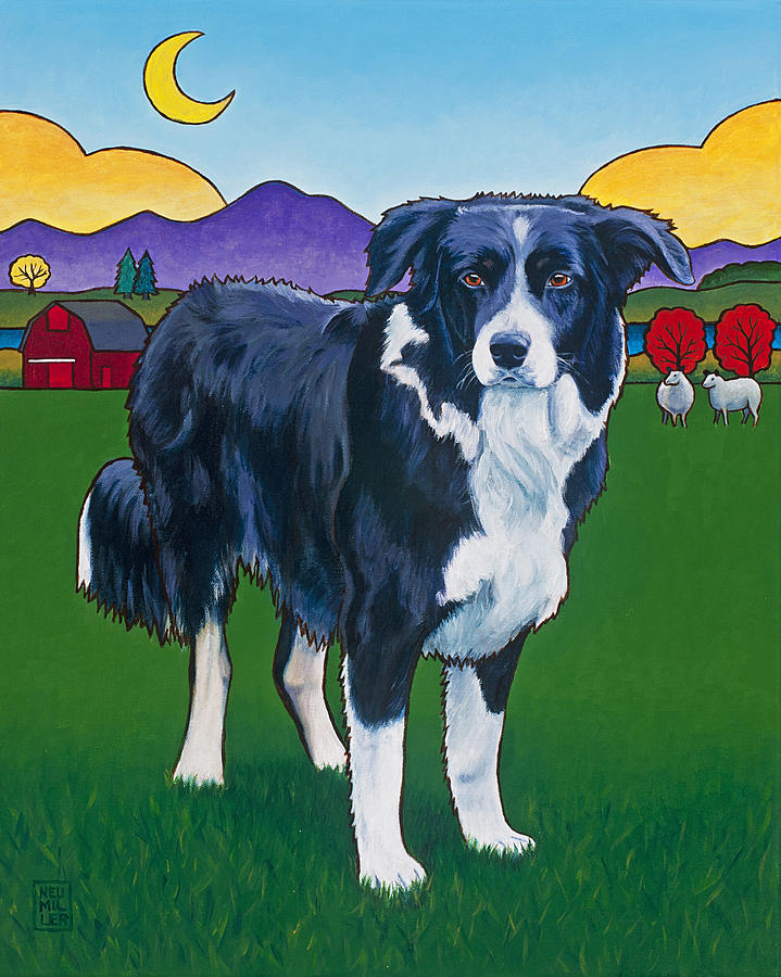 Sheep Painting - Riley by Stacey Neumiller
