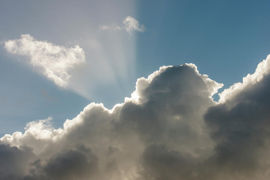 Rim-lit Cloud Photograph by Robert Potts