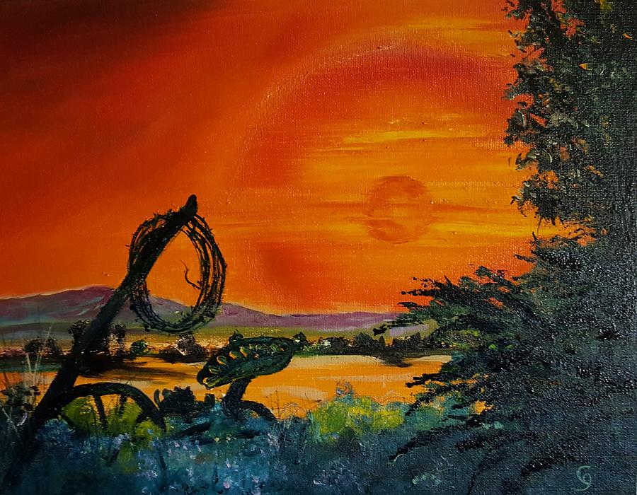 Rim Of Fire     72 Painting