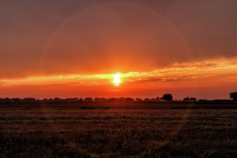 Ring Around a Sunrise Photograph by Tony Hake