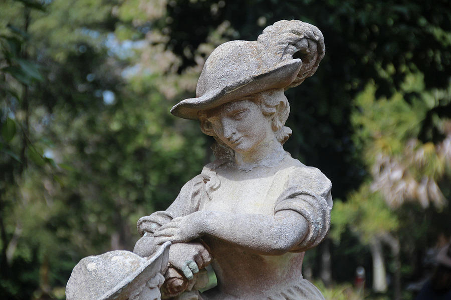 Ringling Rose Garden Statuary II Photograph by Michiale Schneider