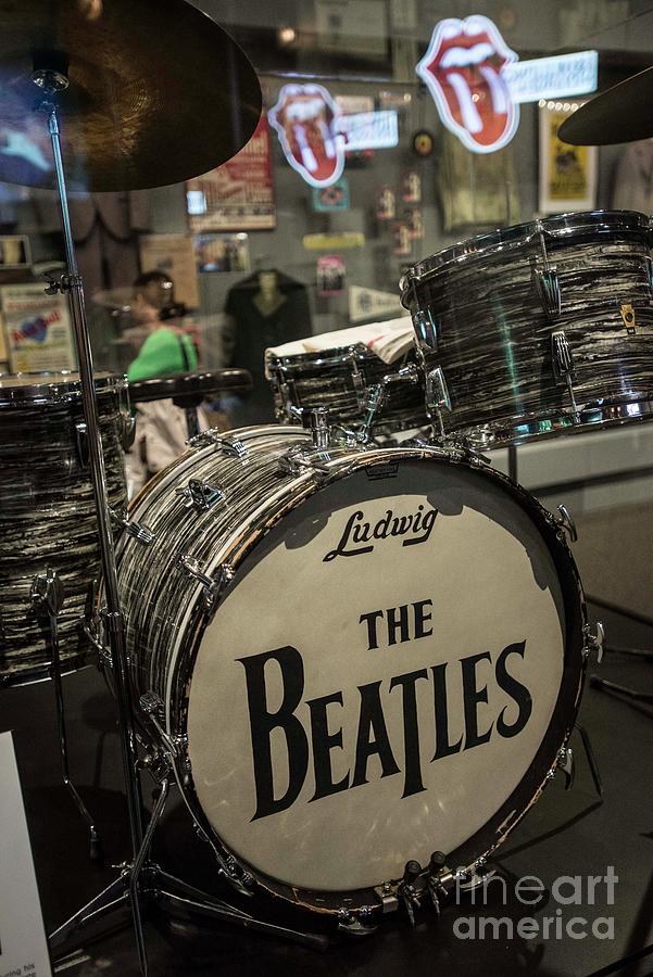 Ringo drumset Photograph by David Bearden