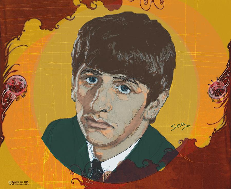 Ringo Starr Painting - Ringo Starr by Suzanne Gee