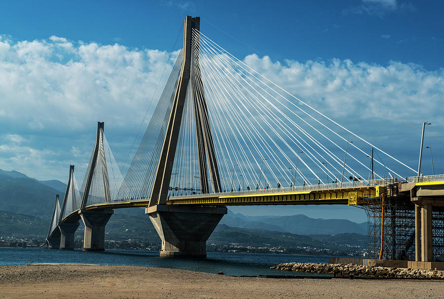 Rio-Andirio Bridge on a sunny day Photograph by Jaroslaw Blaminsky