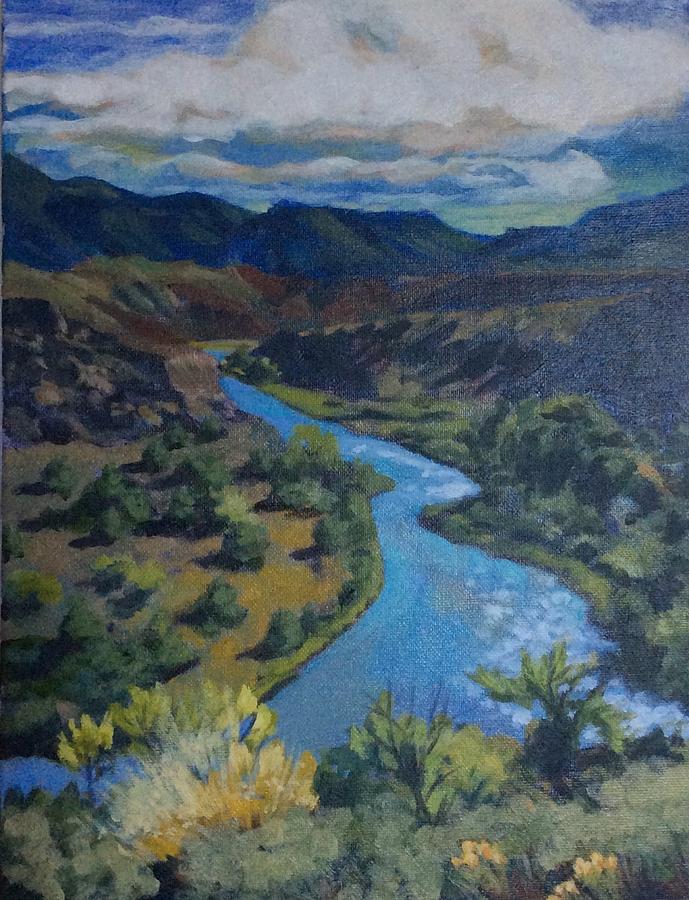 Rio Chama Painting by Sharon Cromwell