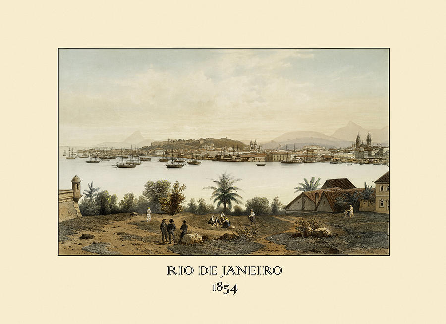 Rio De Janeiro 1854 Photograph by Andrew Fare