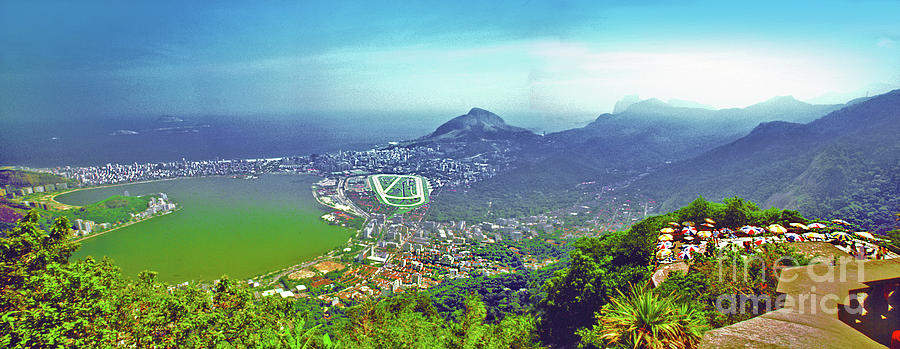 Rio De Janeiro Brazil Panorama Photograph by Larry Mulvehill
