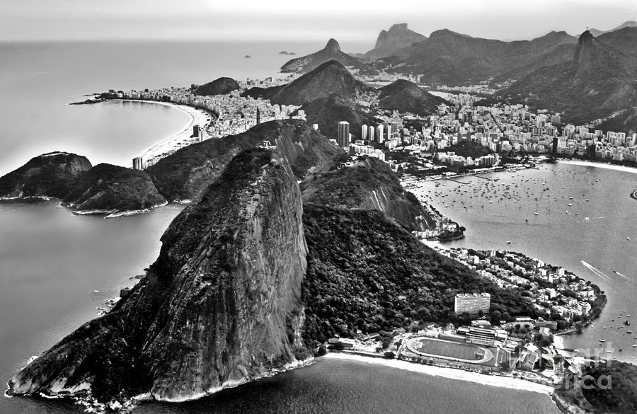 Rio de Janeiro - Sugar Loaf, Corcovado and Baia de Guanabara Photograph by Carlos Alkmin