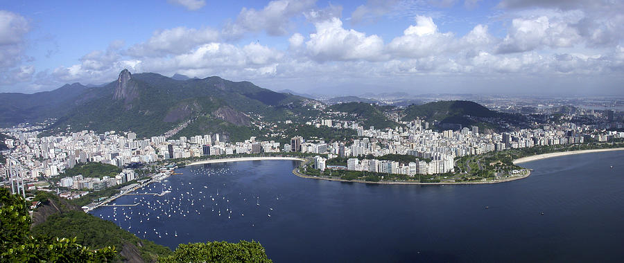 Rio De Janiero Aerial Photograph by Sandra Bronstein