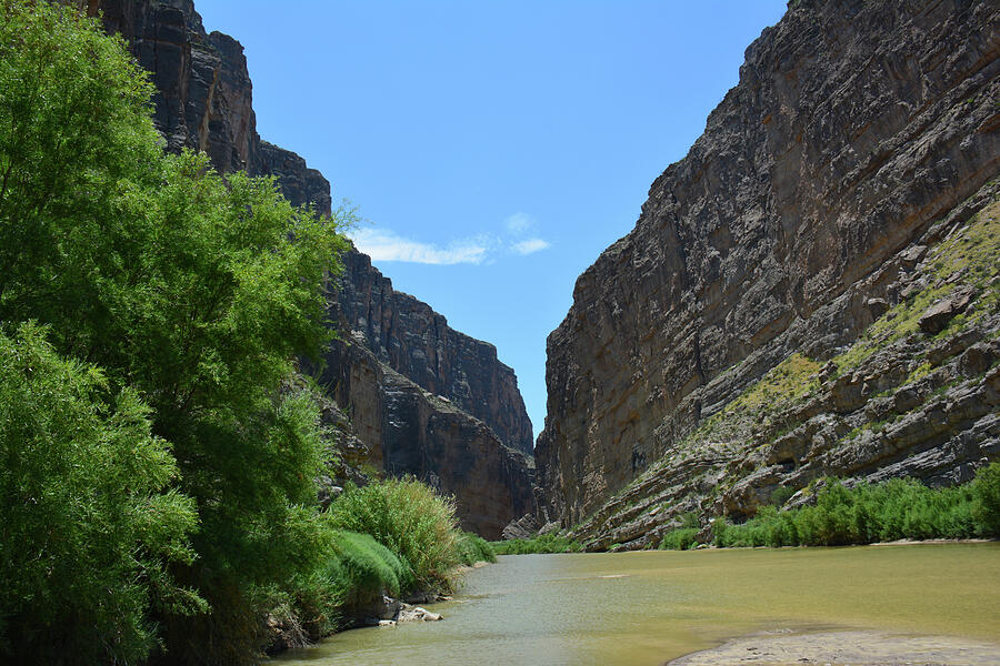 Rio Grande cuts through Rocks Photograph by Brigitta Diaz - Fine Art ...