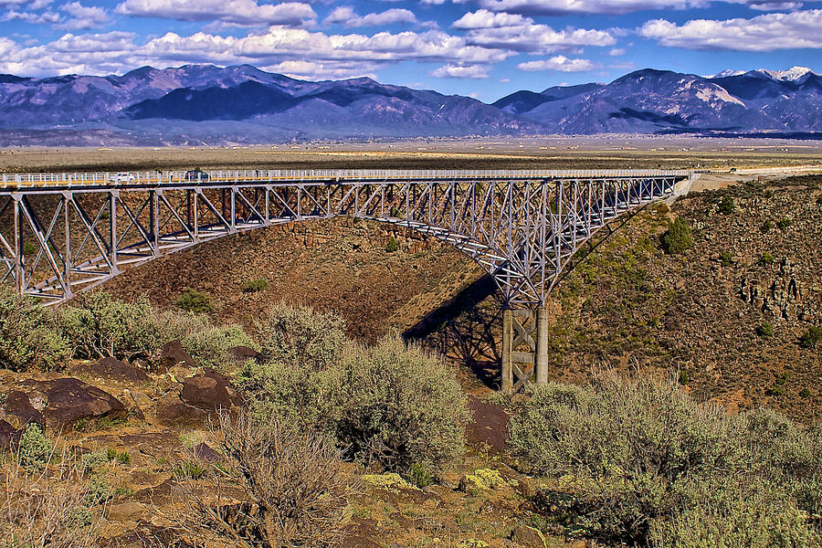 Rio Grande Gorge Bridge Photograph by Donald Pash