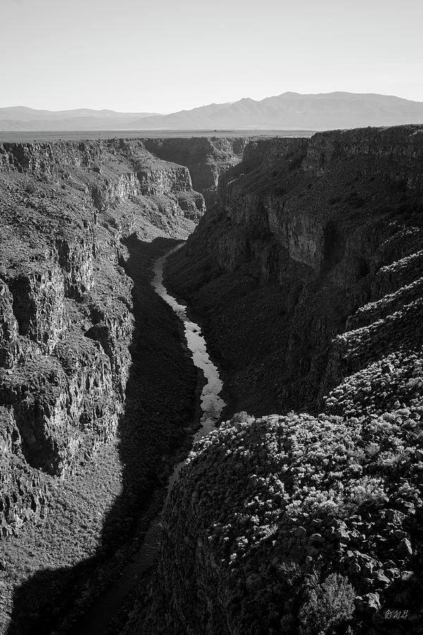Rio Grande Gorge I BW Photograph by David Gordon