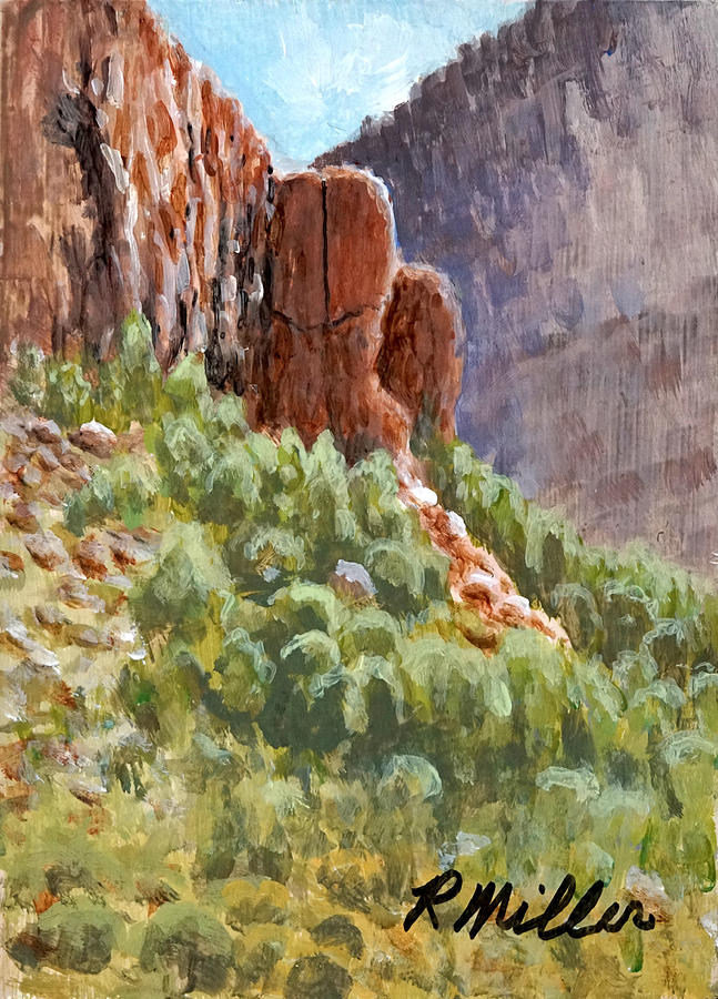 Rio Grande Gorge Painting by Rudolph J Miller - Fine Art America