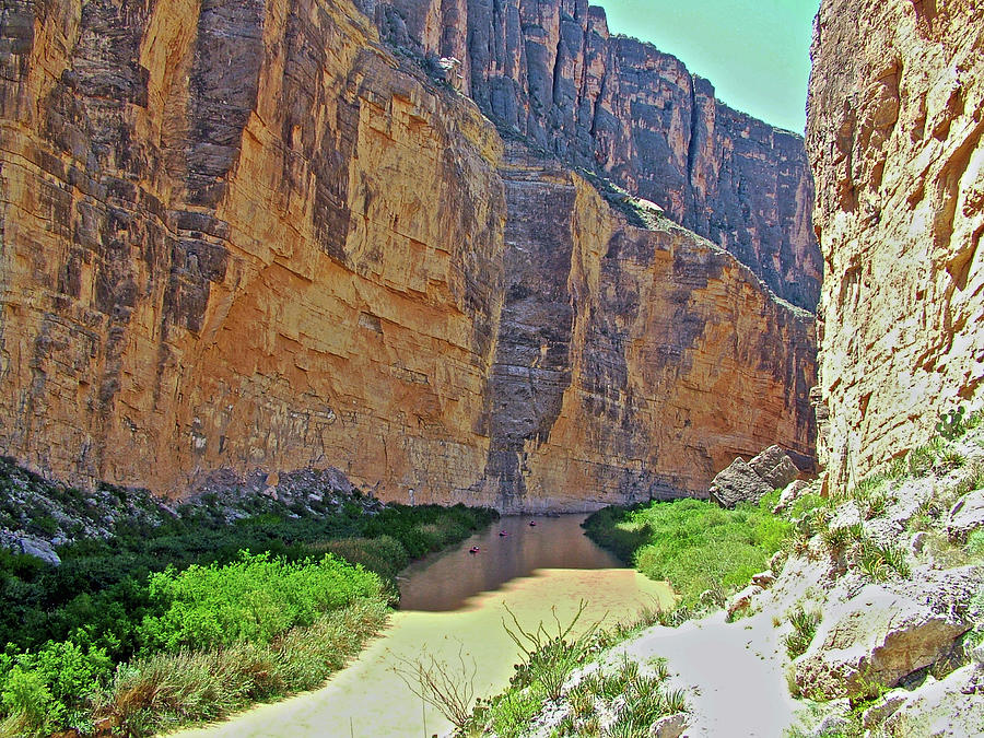 Rio Grande in Santa Elena Canyon in Big Bend National Park, Texas Photograph by Ruth Hager