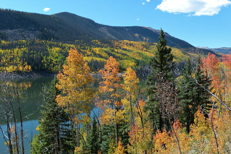 Rio Grande Reservoir Autumn Landscape Photograph by Cascade Colors ...