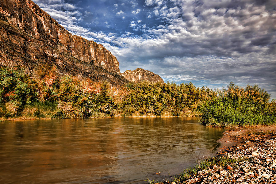 Rio Grande River 2 Photograph by Judy Vincent