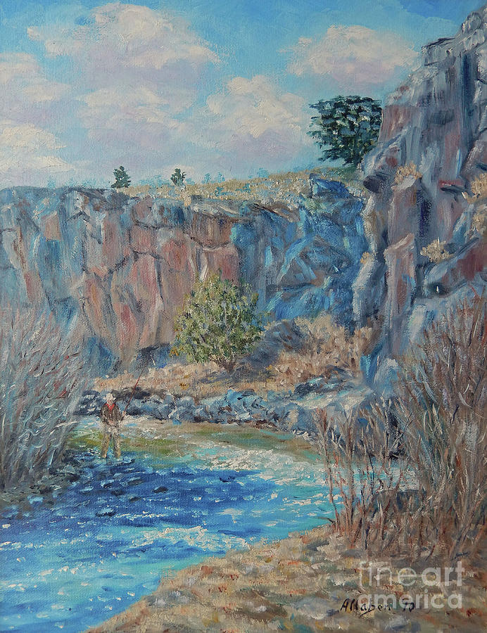 Rio Hondo Painting By Stanton Allaben Fine Art America