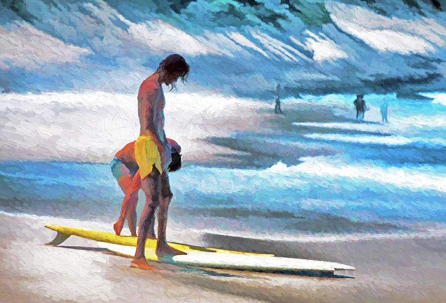 Rio Surfers Digital Art by Dennis Cox Photo Explorer