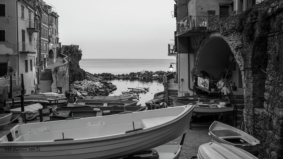 Riogmaggiore Italy Boats  Photograph by John McGraw