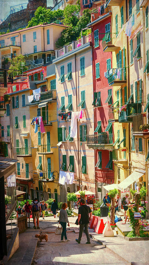 Riomaggiore Cinque Terre Afternoon Photograph by Joan Carroll