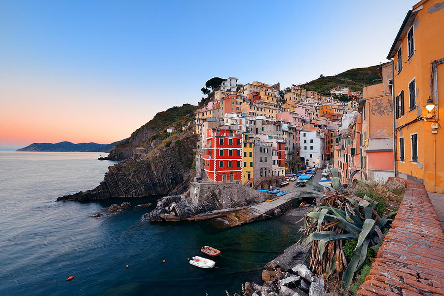 Riomaggiore waterfront Photograph by Songquan Deng