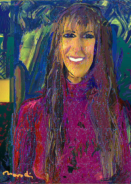 Portrait Painting - Rios by Noredin Morgan