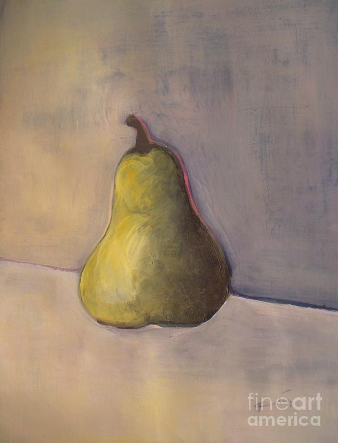 Ripe Pear Painting by Vesna Antic