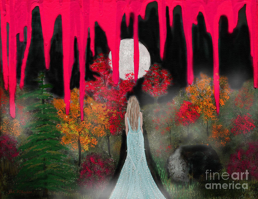 Fall Painting - Ripped Apart by Sabrina K Wheeler