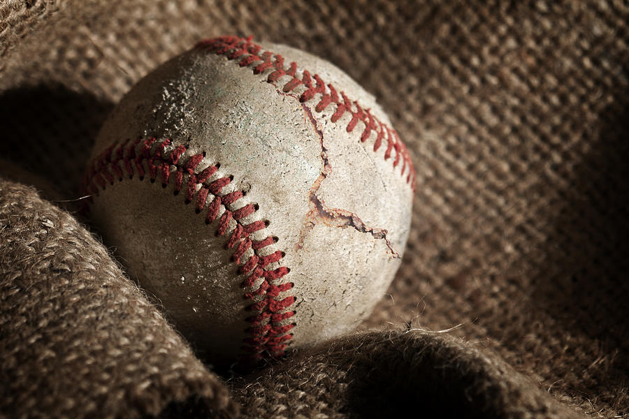 Baseball Photograph - Ripped One by Tom Mc Nemar